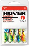 VMC Hover Jig, Floating Jig Head, #4 Size, #2 Hook UV Kit Assorted - HVJ#4UVK