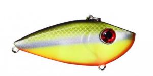 Strike King Red Eye Shad - 2.25" - Chartreuse Baitfish - REYESD38-432
