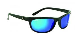 Calcutta RP1BM Rockpile Sunglasses Matte Black Frame And Blue Mirror Lens - RP1BM