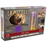 Lightfield Wildlife Control Rubber Rubber Star Slug Less Lethal 12 Gauge Ammo 2 3/4" 5 Round Box - CWHV12