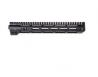 Brownells AR-15 Wrenchman 12.625" M-LOK Handguard Lightweight Black - MI-SLH12.625-BR