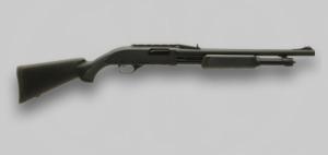 FN P-12 Pump Shotgun Black 12ga - 17801LE