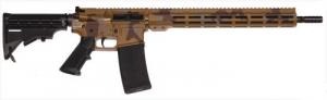Great Lakes Firearms  AR-15 Mission 223 Wylde 30+1 16", Sahara Camo Rec/15" M-Lok Handguard, Black Carbine Stock & A2 - GL15223MSAH