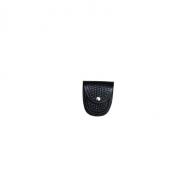 XL Rounded Cuff Case, Slot Back | Black | Basket Weave - 5514-3-GLD