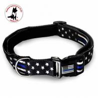 Thin Blue Line Stars & Stripes Collar X-Large - TBL-AM-CR-XL