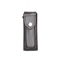 Aker Leather Single Black Plain Magazine Pouch with Hidden Studs Size 1 - A511-BP-1-HS