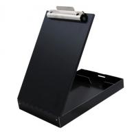 Redi-Rite Recycled Aluminum Storage Clipboard - Letter Size - Black - 11018