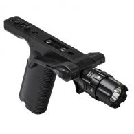 NcStar VISM Vert Grip with Strobe Flashlight KeyMod, 250 Lumens, Black - VAARVGFLKM
