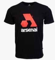 Arsenal X-Large Black Cotton Relaxed Fit Logo T-Shirt - ARS-T3-BK-XL