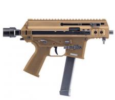 B&T APC9K PRO Semi-Auto 9mm Pistol Coyote Tan For Glock Lower 30rd - BT36176502GCT