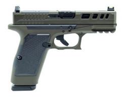 LFA LF AMPX Pistol G19X Frame 9mm 3.9 in. Barrel 17Rd OD green - LFA-LFAMP19X084003
