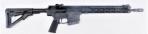 Troy-Rifle M4A4 308 16" SOCC 13" Hollow Point Rail w/sights- Black - TROY-SRIF-SC3-16BT-00