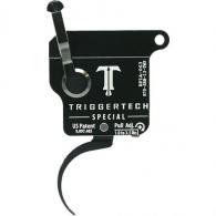 TriggerTech Rem 700 Special Single Stage Triggers PVD Black Pro Curved Top  - R70-SBB-13-TNP