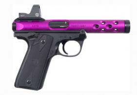 Ruger Mark IV 22/45 22LR Limited Edition Purple Anodizied, Riton Red Dot - 43947