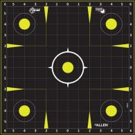 Allen EZ Aim Non-Adhesive Splash Target 12.5" Black and Yellow 30 per Pad