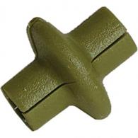 Pine Ridge Archery Kisser Button Slotted Olive Green - 2798-OG