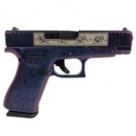 Glock 48 Gen 5 Custom "Glock & Roses" Mongoose Purple 9mm Pistol - PA4850201MGR