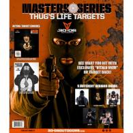 30-06 Thug Life Bad Guys Targets 5 pc. - MSTL22-1
