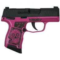 Sig Sauer P365 "Sugar Skull-Medusa Pink" 9mm Optic Ready Semi Auto Pistol - 3659BXR3PMS/681235SKP
