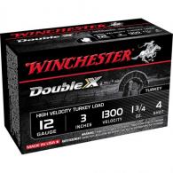 Winchester Double X High Velocity Turkey Load 12 ga. 3 in. 1 3/4 oz. 4 Round - STH1234