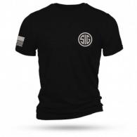 Nine Line Sig Sauer Logo Short Sleeve Shirt Black Medium - SSJULY2020-TS-BLACK-M