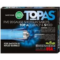 Brenneke TOPAS Lead Free Sabot 20 ga. 2 3/4 in. 1/2 oz. 5 rd. - SL-202TOPN
