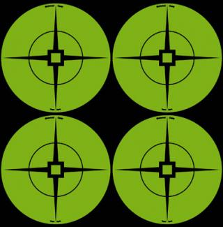 World Of Target Target Spots Green 40 Per Pack - 33933