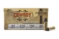 Fiocchi  Cowboy  44 Special Lead Round Nose Flat point210gr 50rd box - 44SCA