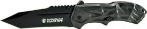 Smith & Wesson Knives Black Ops Black Tanto - SWBLOP3T