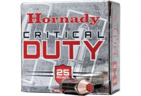 Main product image for Hornady Critical Duty FlexLock 9mm+P Ammo 25 Round Box