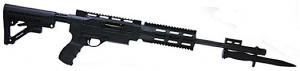 Archangel AA597R AR-15 Style Conversion Stock Black Synthetic 6 Position for Remington 597 - AA597R