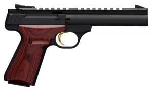 Browning Buck Mark Field Target .22 LR 5.50" 10+1 Black Aluminum Alloy Laminate Cocobolo Grip - 051528490