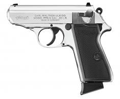 Walther Arms PPK/S .22 LR 3.35" Stainless, Black Grips 10+1