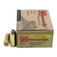 Hornady Custom 10MM Ammo 155gr  Jacketed Hollow Point Extreme Terminal 20rd box - 9122