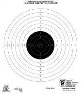 Hoppes 10 Meter Single Pistol Bull Target 20 Pack - B32T