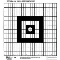 Hoppes 14"x14" Sighting-In Targets 100 Pack - S5B