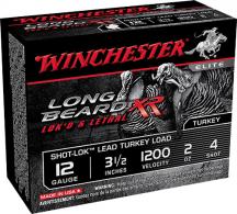 Winchester Long Beard XR Turkey 12GA 3.5" 2oz #4  10rd box - STLB12L4