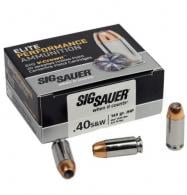Main product image for Sig Sauer Elite V-Crown Jacketed Hollow Point 40 S&W Ammo 165 gr 20 Round Box