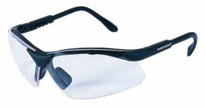 Main product image for Radians Revelation Shooting Glasses 99.9% UV Rated, Anti-Fog Clear Lens with Black Frame, Adjustable Temple Sleeves & S
