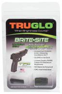 Main product image for TruGlo TFO Square Low Set for Glock 42, 43 Tritium/Fiber Optic Handgun Sight
