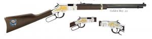 Henry Repeating Arms Golden Boy Truckers Tribute 22 Long Rifle Lever Action Rifle - H004TT