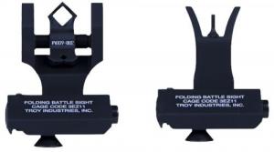 Troy Ind 45s Front & Dipotic Rear AR-15/M4/M16 Black Metal - SSIG45SMDBT