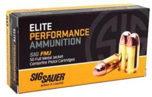 Sig Sauer Elite .45 ACP  230gr  FMJ ELITE 50rd box - E45BA350