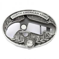 North American Arms Chestnut Belt Buckle 22 Long Rifle Revolver - BBEL
