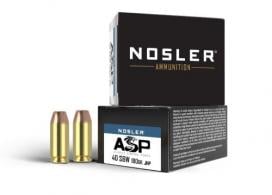 Main product image for Nosler Match Grade 40 S&W 180 GR JHP 20rd box