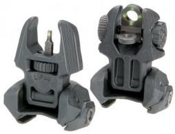 Mako Flip Up Front and Rear Sights with Tritium 4 Rear Dots AR-15/M4/M1 - FRBSM4D