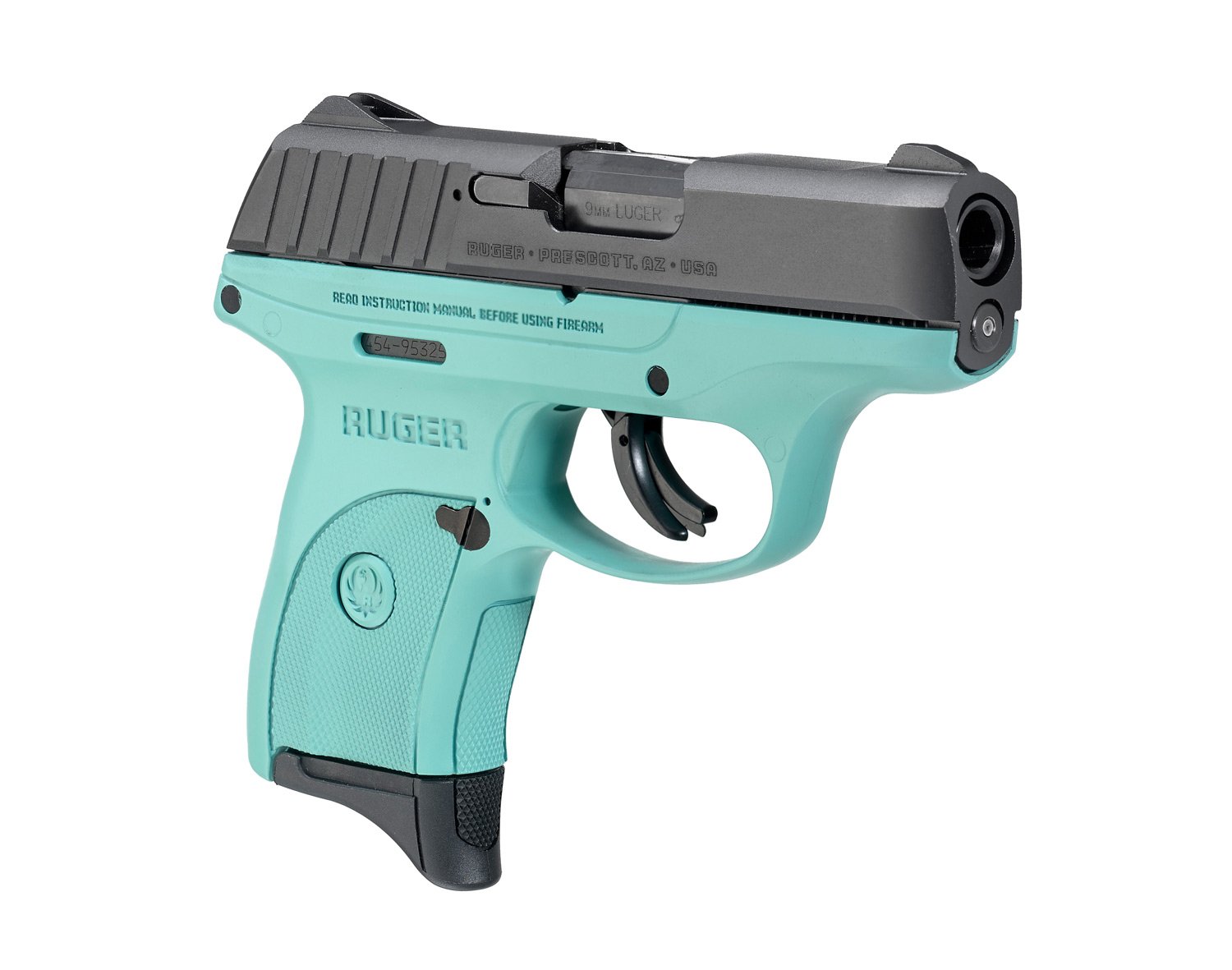 teal handgun