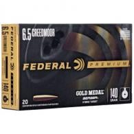 Federal Premium Gold Medal 6.5 CRD 140 gr Berger Hybrid Target 20 Bx/ 10 Cs - GM65CRDBH2
