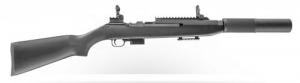 Chiappa Firearms M1-9 MBR 9mm Luger 19 10+1 Pinned & Welded Faux Suppressor Matte Blued Rec/Barrel Black Synthetic Stock