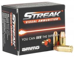 Main product image for Ammo Inc. Streak Visual Jacketed Hollow Point 9mm Ammo 124gr 20 Rounds Box